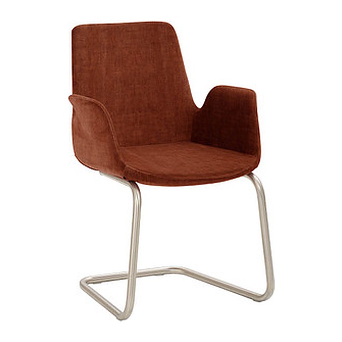 Mayer Besuchersessel myHELIOS rost chrom Stoff 58,0 x 56,0 x 86,0 cm, 1 St.