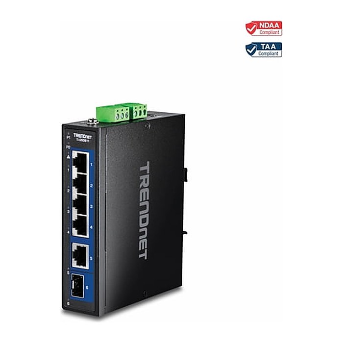 TRENDnet Industrial Switch 6-Port 2.5G 1x10G SFP+ DIN-Rail