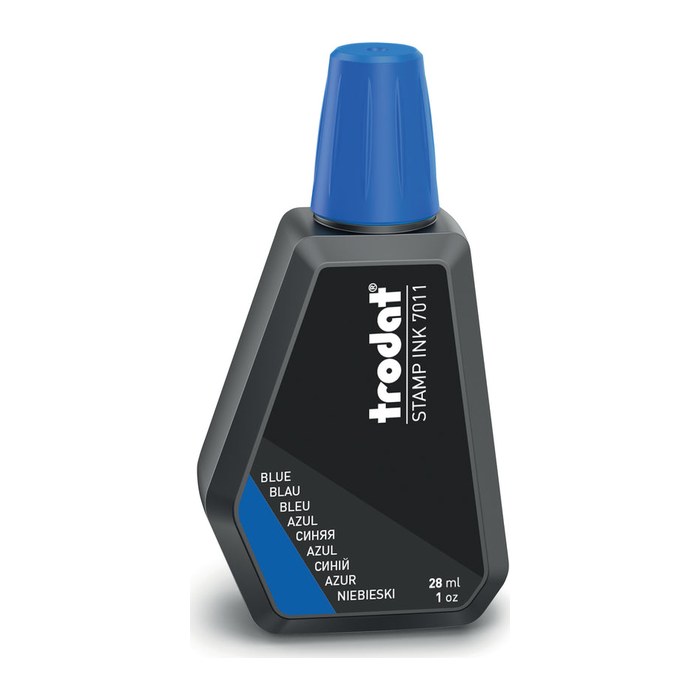 trodat Stempelfarbe blau 28ML 7011/SB