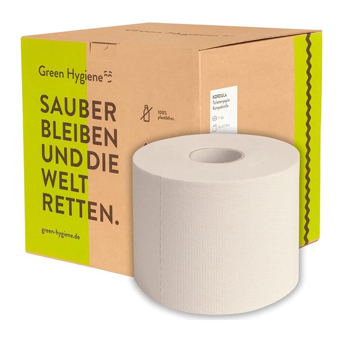 Green Hygiene® Toilettenpapier KORDULA 3-lagig Recyclingpapier, 36 Rollen