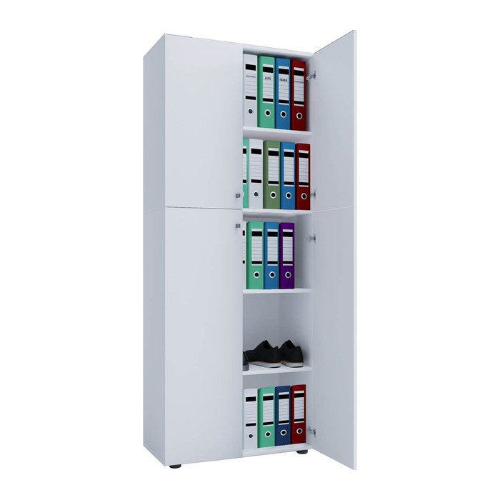 VCM my office Aktenschrank XXL, 914113 weiß 4 Fachböden 70,0 x 39,0 x 183,00 cm