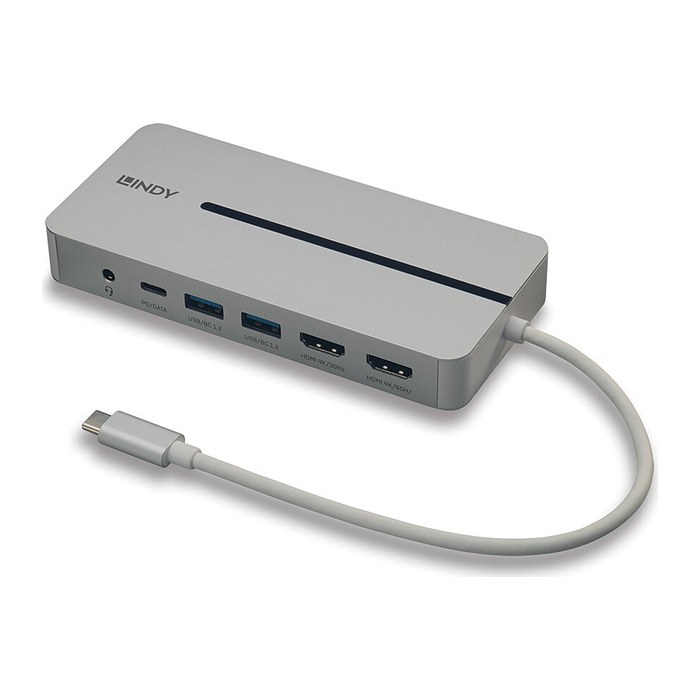 LINDY Dockingstation DST-Mx Duo Mini USB-C Laptop/MacBook gr