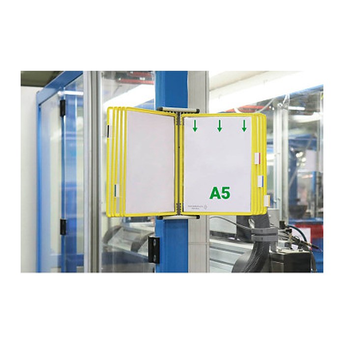 tarifold Wand-Sichttafelsystem 415104 DIN A5 gelb mit 10 St. Sichttafeln, 1 St.
