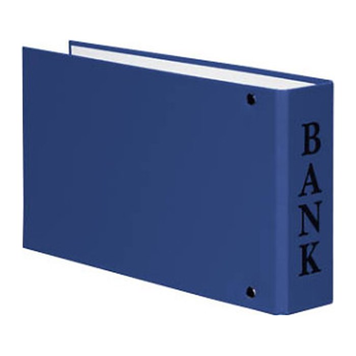 VELOFLEX Bankringbuch 2-Ringe blau 4,5 cm DIN A6 quer, 1 St.