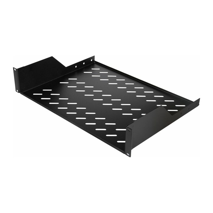 Equip 19" Fachboden fest für Serverschränke 35cm 2U schwarz