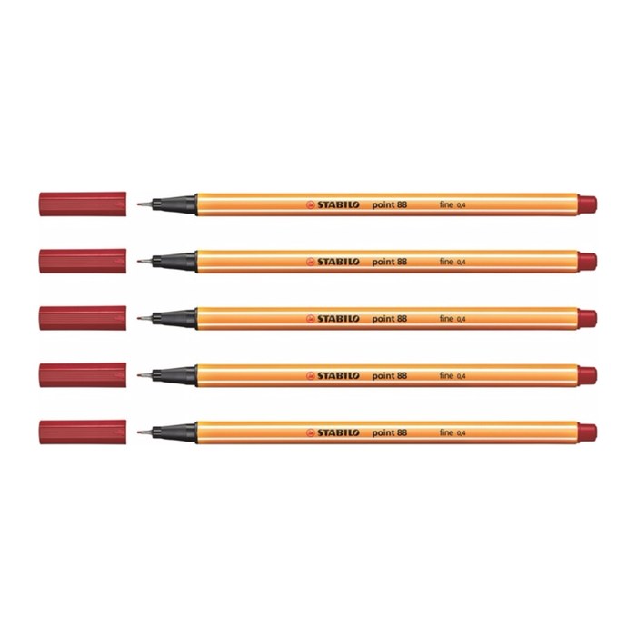 STABILO point 88 Fineliner rot 0,4 mm, 1 St.