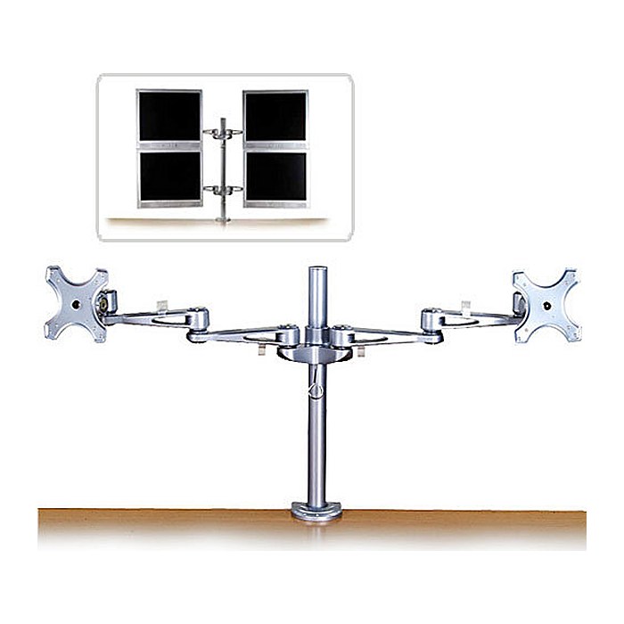 LINDY LCD Dual-Monitorarm modular