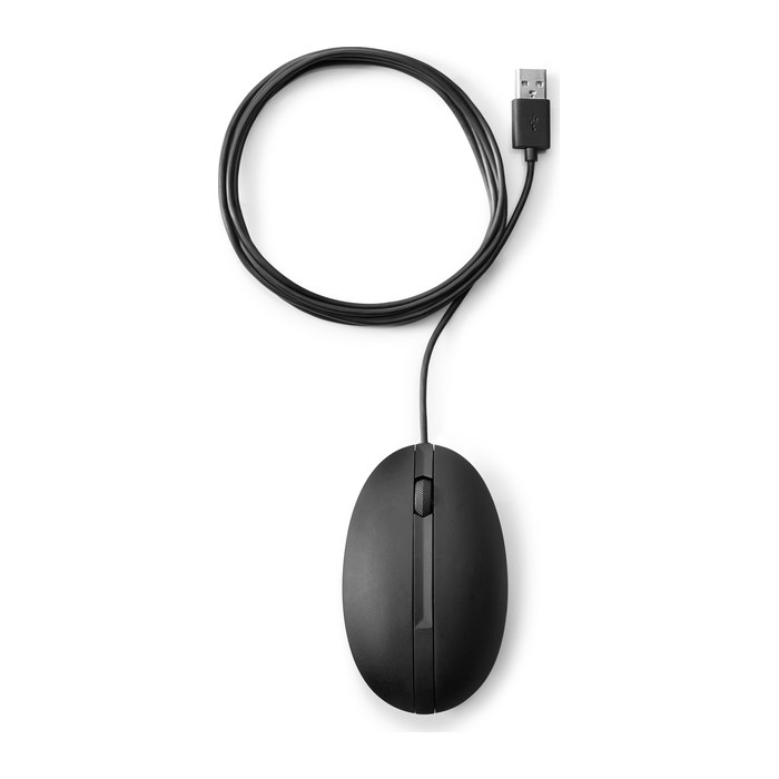 HP Wired 320M Maus ergonomisch kabelgebunden schwarz