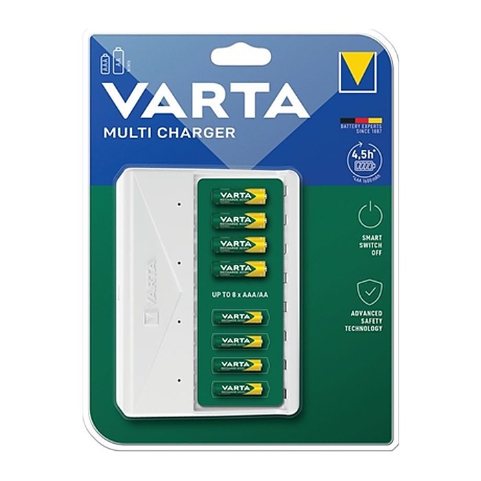VARTA Multi Charger USB-Akku-Schnellladegerät