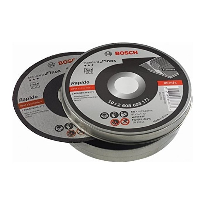 BOSCH Trennscheiben Standard for Inox, 10 St.