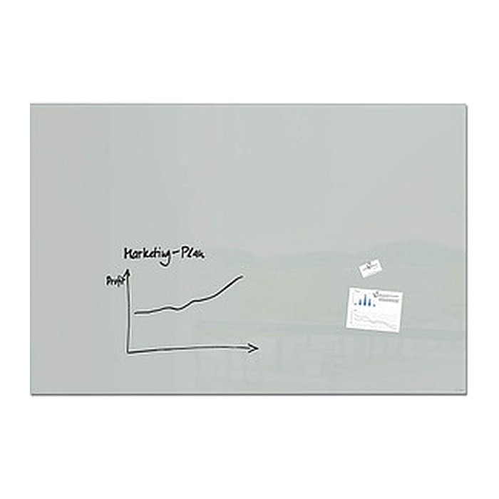 SIGEL Glas-Magnettafel Artverum 180,0 x 120,0 cm grau