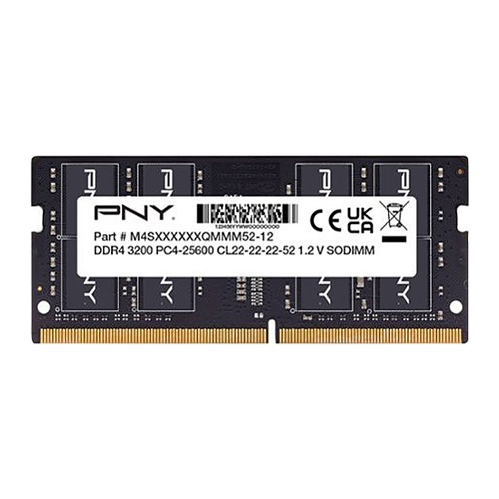 SO DDR4 16GB PC 3200 CL22 PNY 1,2V (MN16GSD43200-TB) retail