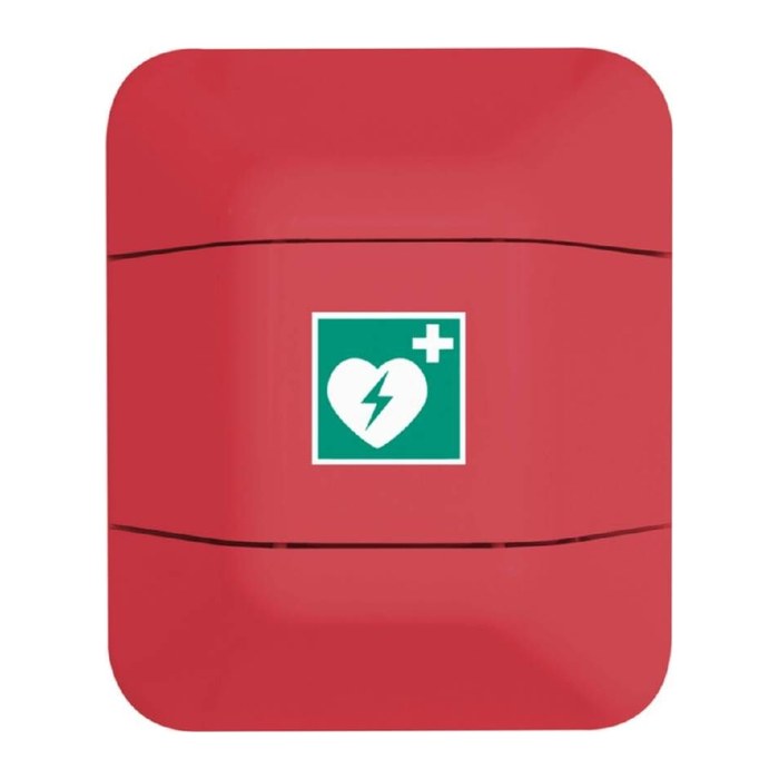 EICHNER Wandschrank für Defibrillator ohne Füllung rot