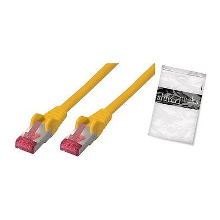Shiverpeaks Patchkabel S/FTP cat 6A PIMF LSZH GHMT gelb 5m