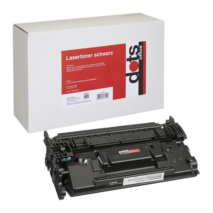 dots  schwarz Toner kompatibel zu HP 26X; Canon  052H(CF226X;  2200C002)