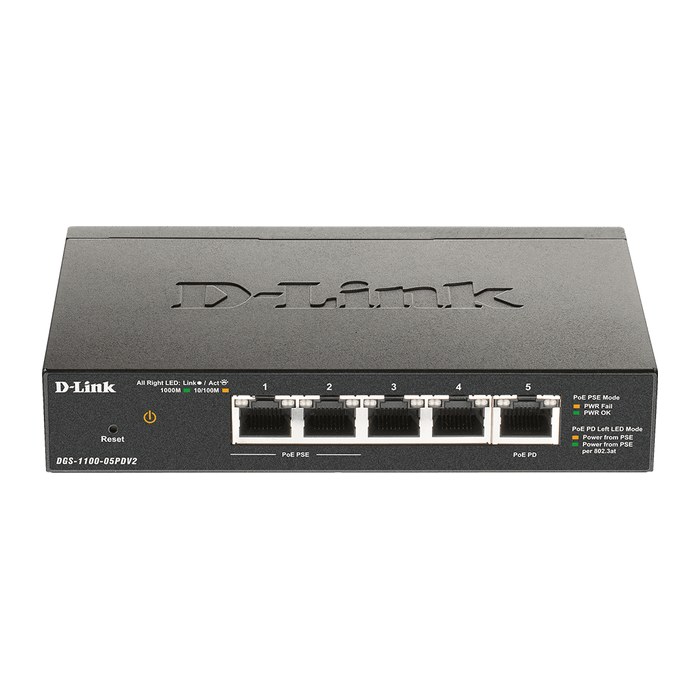 D-Link DGS-1100-05PDV2 Switch 5-fach