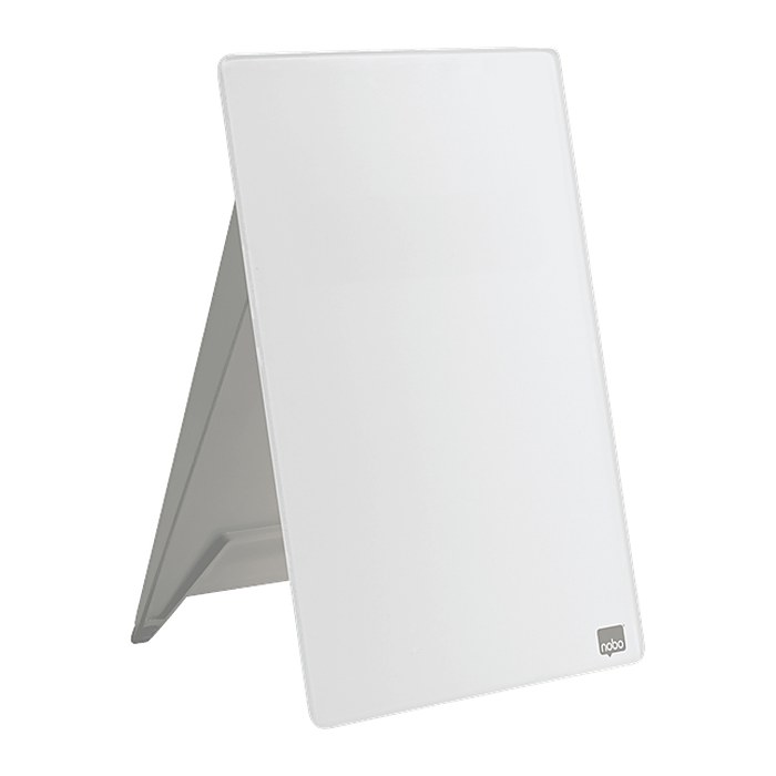 nobo Schreibtisch-Whiteboard Notiz 21,6 x 29,7 cm brillant weiß Glas