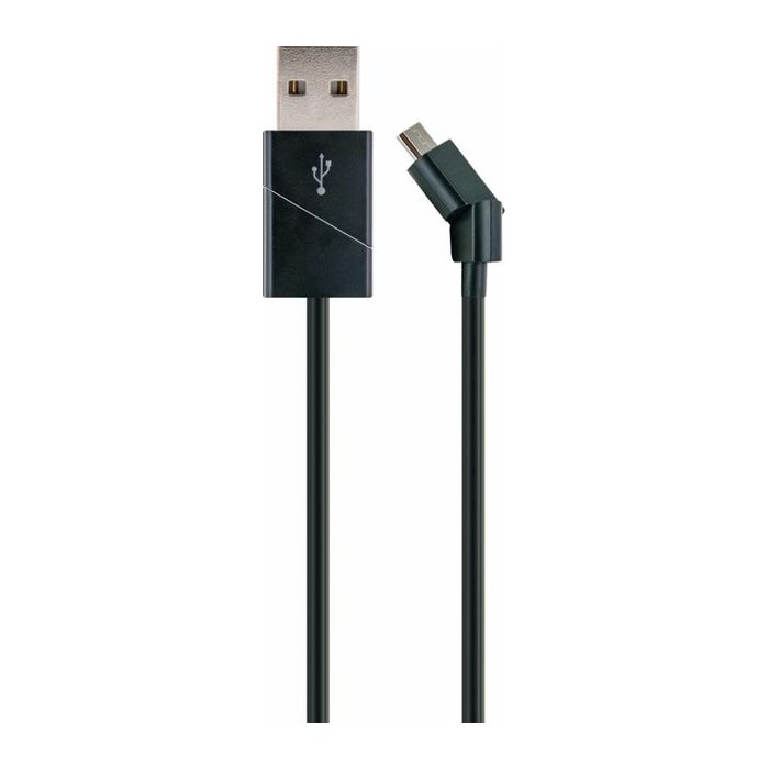 Schwaiger USB-Kabel 2.0 St. A auf 2.0 Micro B 1,20m Schwarz