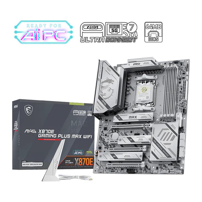 MSI MAG X870E Gaming Plus Max Wifi (X870,AM5,ATX,DDR5)