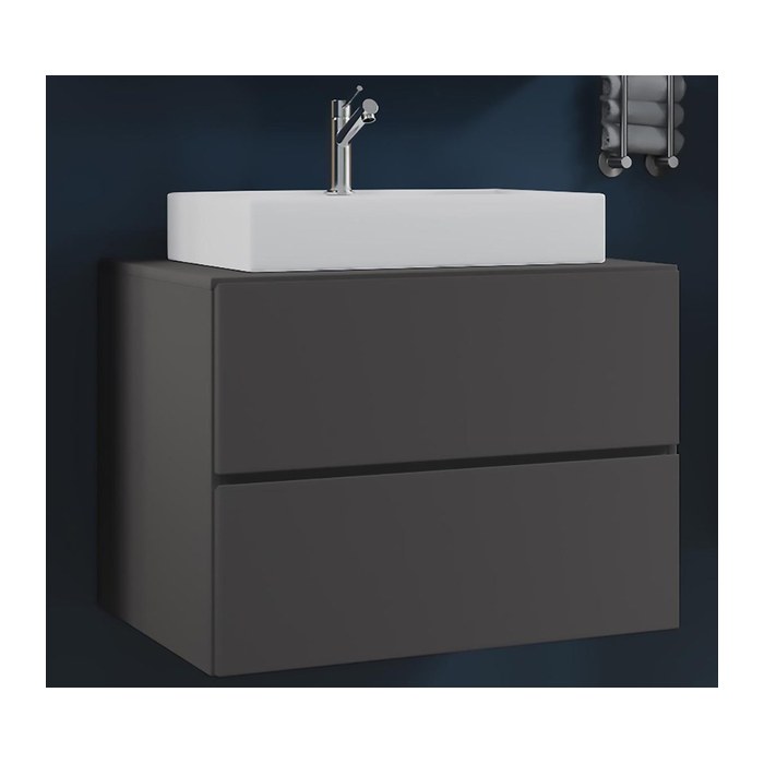 VCM my bath Badmöbel-Set 2-teilig Lendas S 915199 anthrazit 81,0 x 46,0 x 69,0 cm