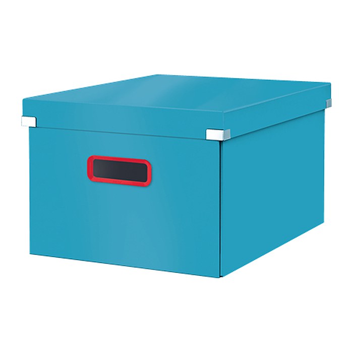 LEITZ Click & Store Cosy Aufbewahrungsbox 18,5 l blau 28,1 x 37,0 x 20,0 cm, 1 St.