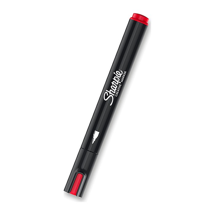 Sharpie Kreativmarker Rundspitze Acryl rot