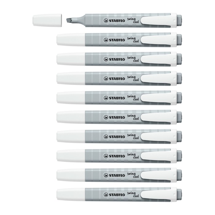 STABILO swing cool Pastel Textmarker grau, 1 St.