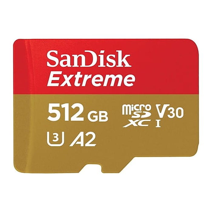 SanDisk Speicherkarte microSDXC-Card Extrem, 512 GB, 1 St.