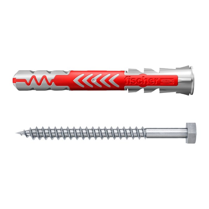 fischer DuoPower 10x80 S 2K 538257 Dübel mit Schrauben Ø 10 mm x 80 mm, 10 St.