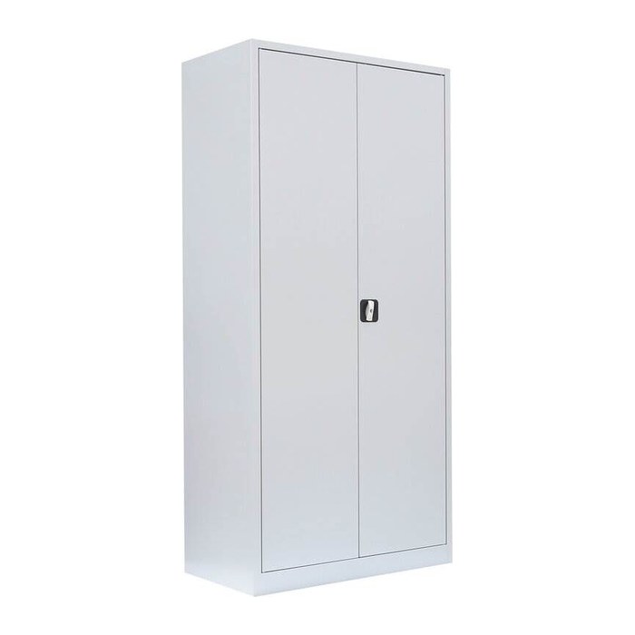LÜLLMANN Stahlschrank 530350 lichtgrau 4 Fachböden 92,5 x 50,0 x 195,0 cm, aufgebaut, 1 St.