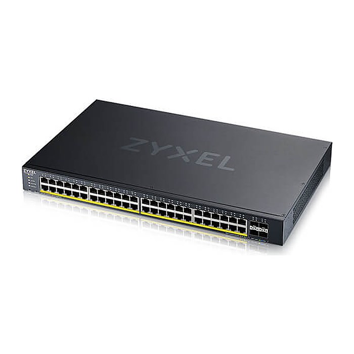 Zyxel XGS1935-52HP 52-Port Smart Managed PoE+ Switch, 48xGbe