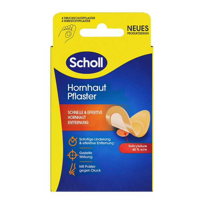 Scholl Hornhautpflaster 7313 beige, 4 St.