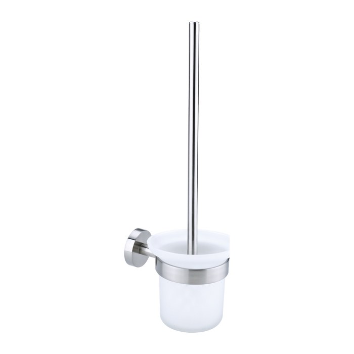tesa WC-Garnitur MOON weiß, silber Metall, 1 St.