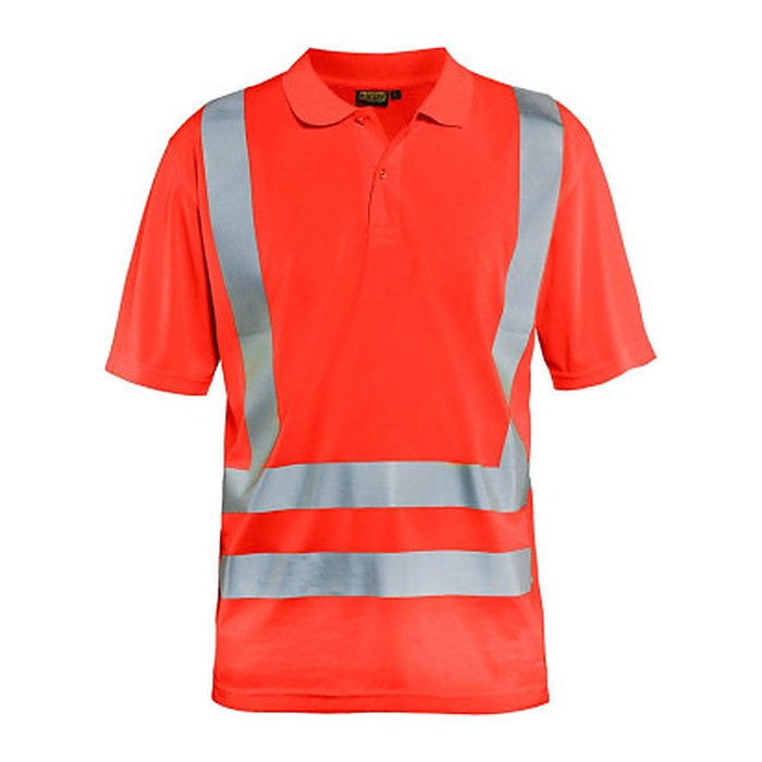 BLAKLÄDER® unisex Warnschutz Shirt 3391 hellrot Größe M, 1 St.
