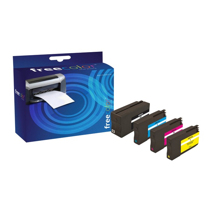 Freecolor Patrone HP 950XL/951XL Multipack BK/C/M/Y remanufactured