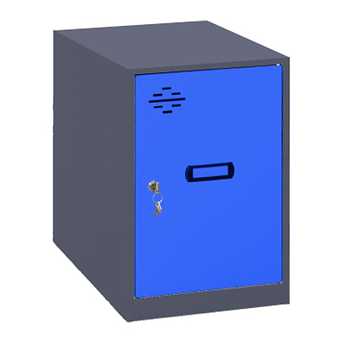 Simonrack Spind SIMONLOCKER DISM anthrazit, blau 8425437116520, 1 Schließfach 30,0 x 50,0 x 47,5 cm
