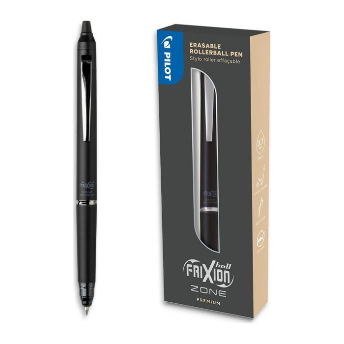 PILOT FRIXION Zone Tintenroller 0,4 mm, Schreibfarbe: schwarz, 1 St.