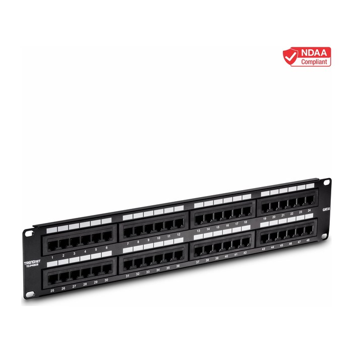 TRENDnet Patchpanel 48-Port Cat6 ungeschirmt 19"