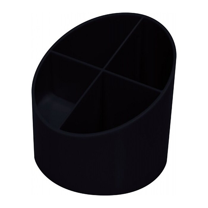 helit Stiftehalter the green cross schwarz Kunststoff 4 Fächer 11,0 x 11,0 x 10,5 cm