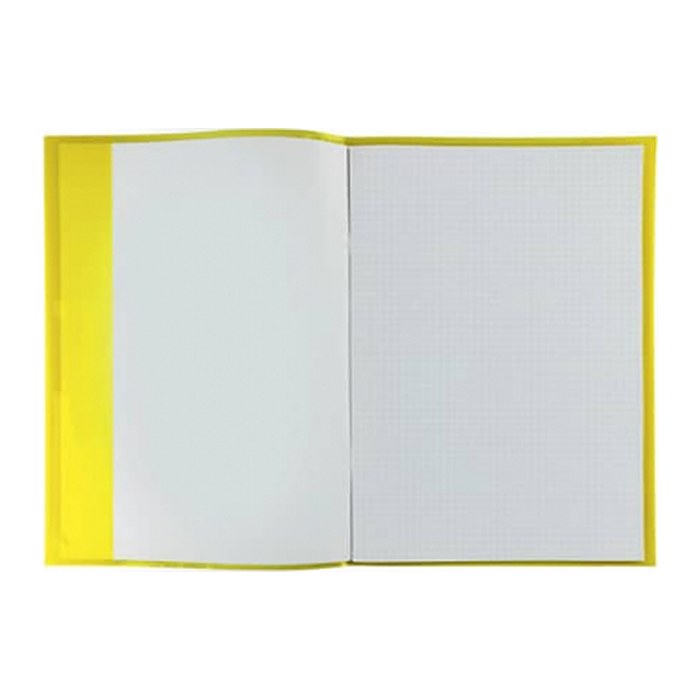 HERMA Heftumschlag PLUS transparent/gelb DIN A4, 1 St.