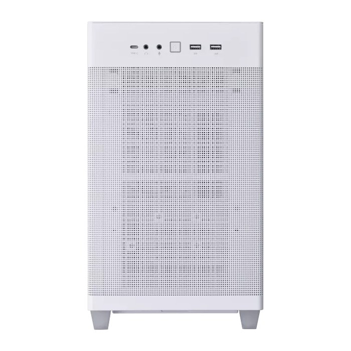 ASUS PC-Gehäuse Prime AP201 Tempered Glass weiß