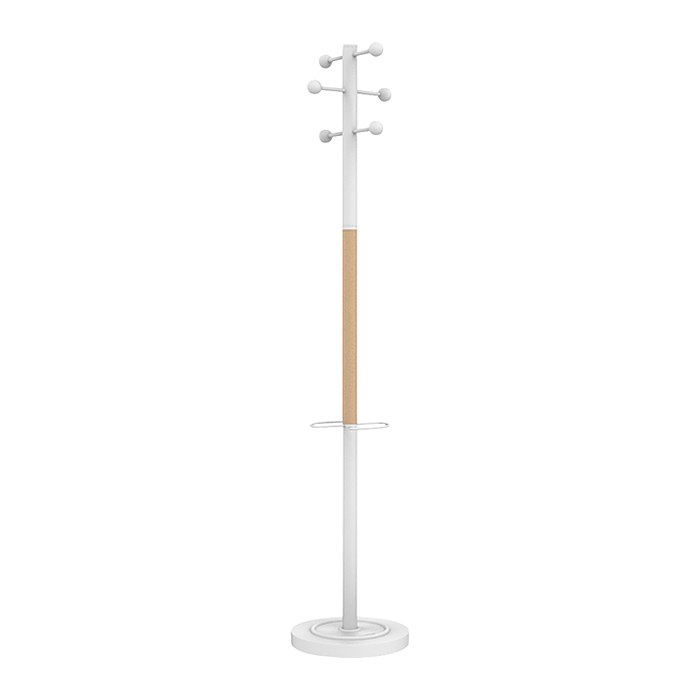 unilux Kleiderständer ACCESS weiß Metall 6 Haken 34,0 x 175,0 cm, 1 St.