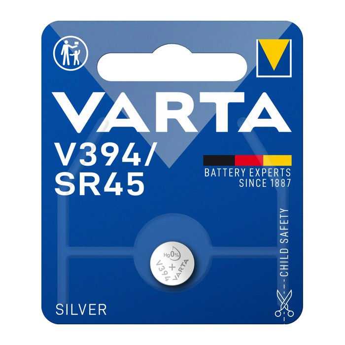 Varta Batterie Uhrenzelle V394 1.55V 58.0mAh Retail 1St.