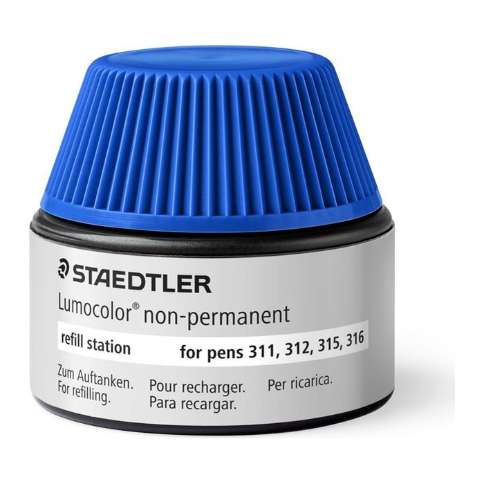 STAEDTLER Nachfülltinte Lumocolor nonperm blau