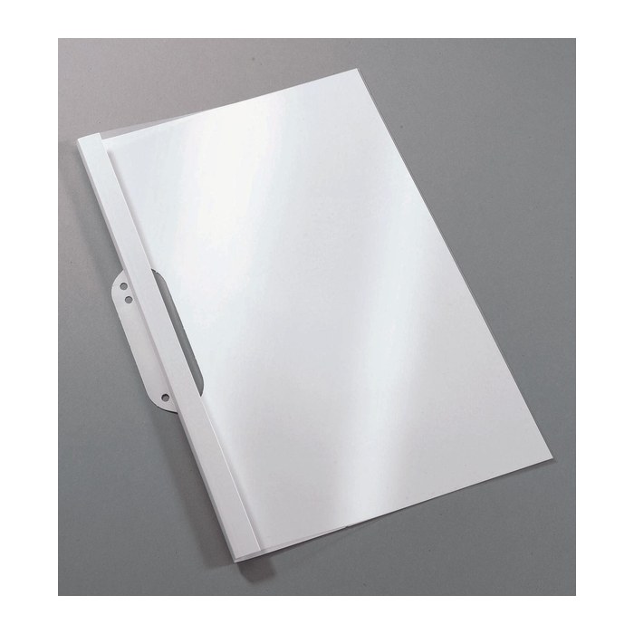 dots Thermo-Bindemappen mit Abheftlasche weiß Hochglanzkarton für 20 - 30 Blatt, 100 St.