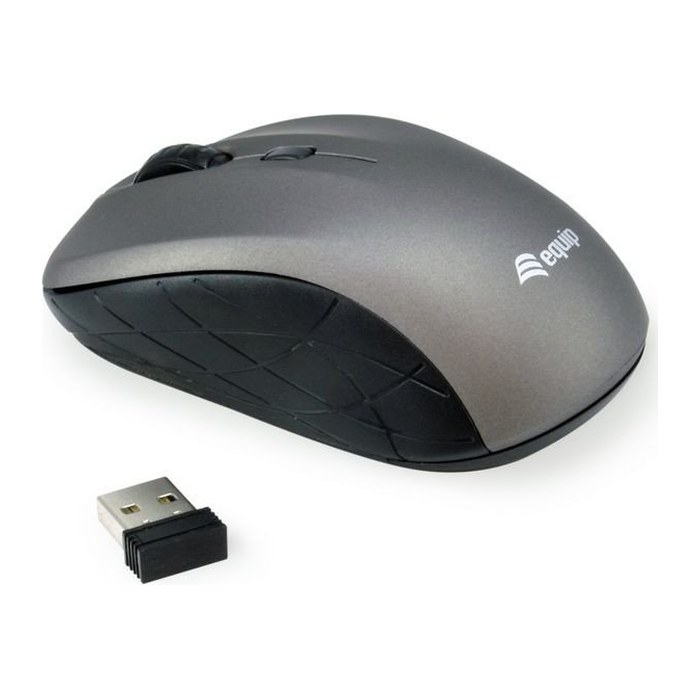Equip Reisemaus Wireless USB-A L+R schwarz