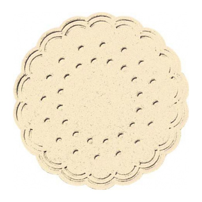 DUNI Tropfdeckchen beige Ø 7,5 cm, 250 St.