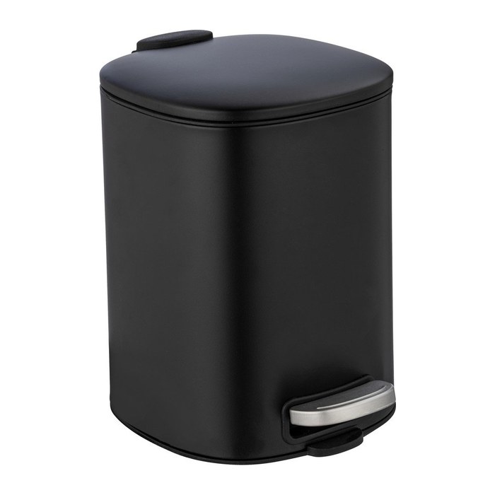 WENKO Alassio Kosmetikeimer 5,0 l schwarz, 1 St.