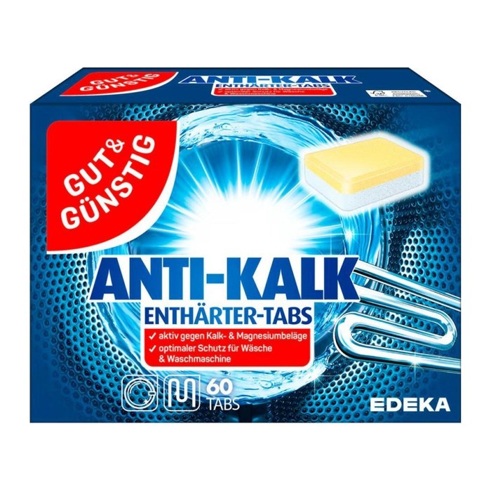 GUT&GÜNSTIG Waschmaschinen-Entkalker, 60 St.