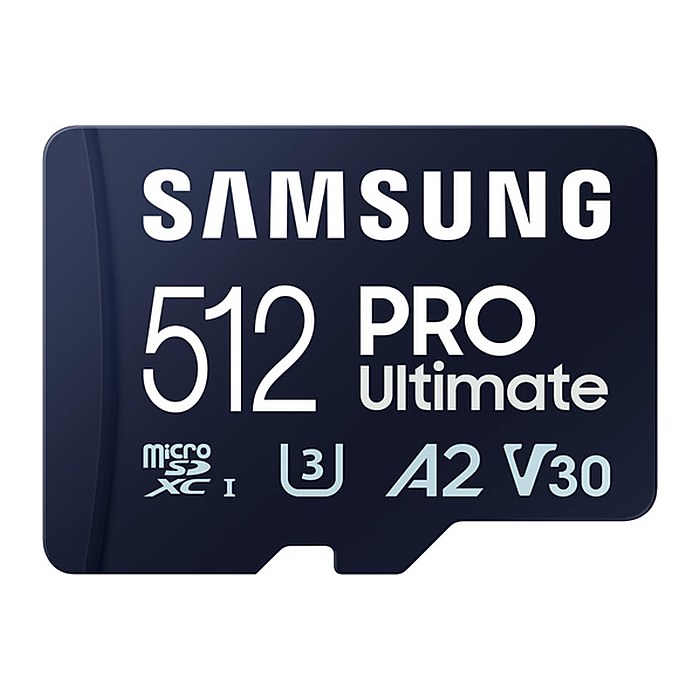 SD MicroSD Card 512GB Samsung SDXC PRO Ulti. Adapt.(Class10) retail